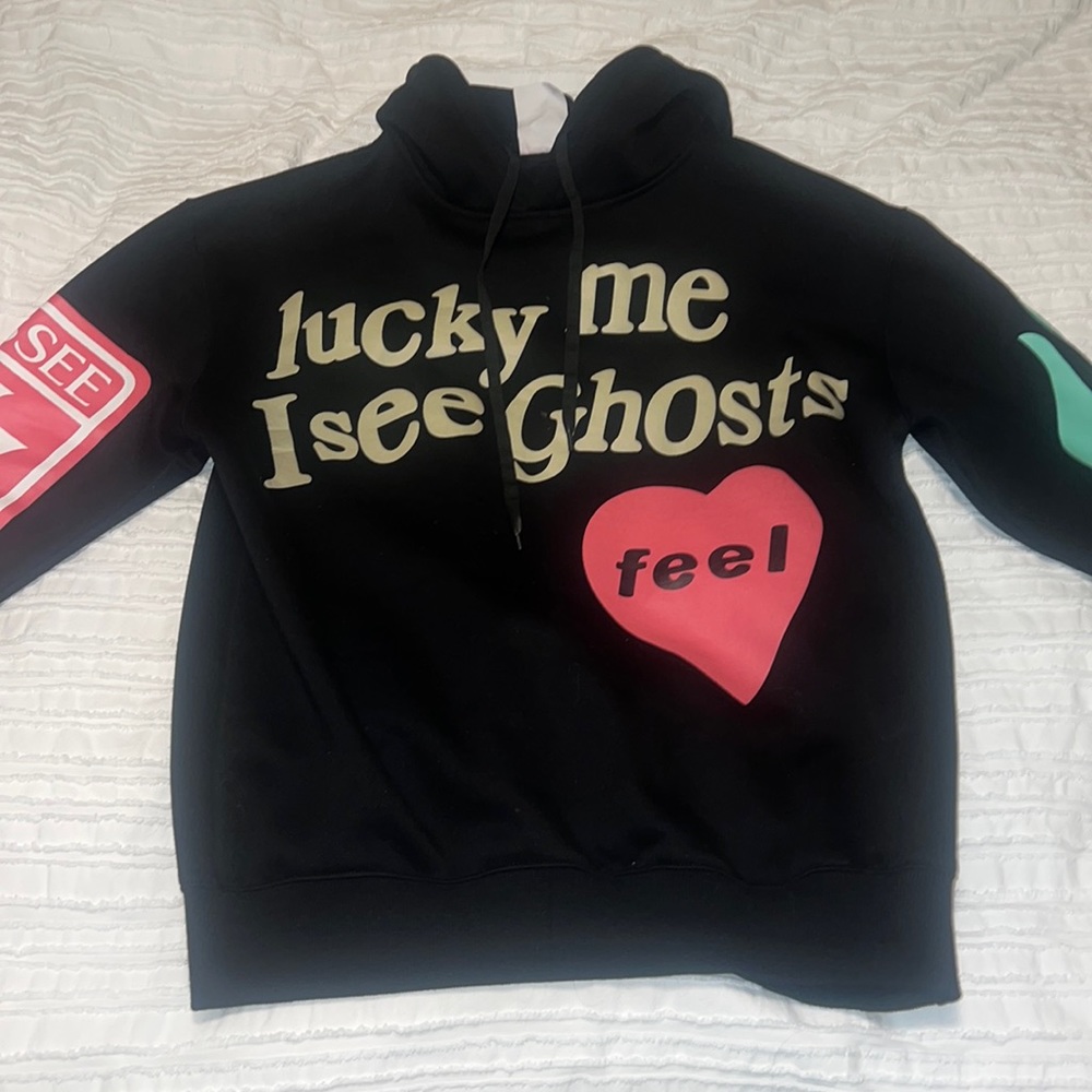 Kanye lucky me I see ghost hoodie